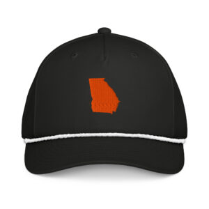 Orange Georgia Silhouette Rope Hat