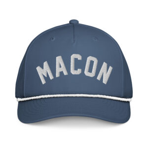 Macon Block Letter Rope Hat