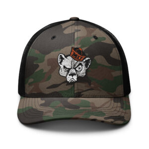 Sailor Bear Camouflage Trucker Hat